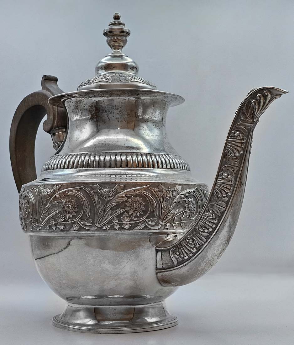 Large, Heavy Late 19th C. Tiffany & Co. Sterling Silver (8,260g) Six-Pieces Tea Set - 4