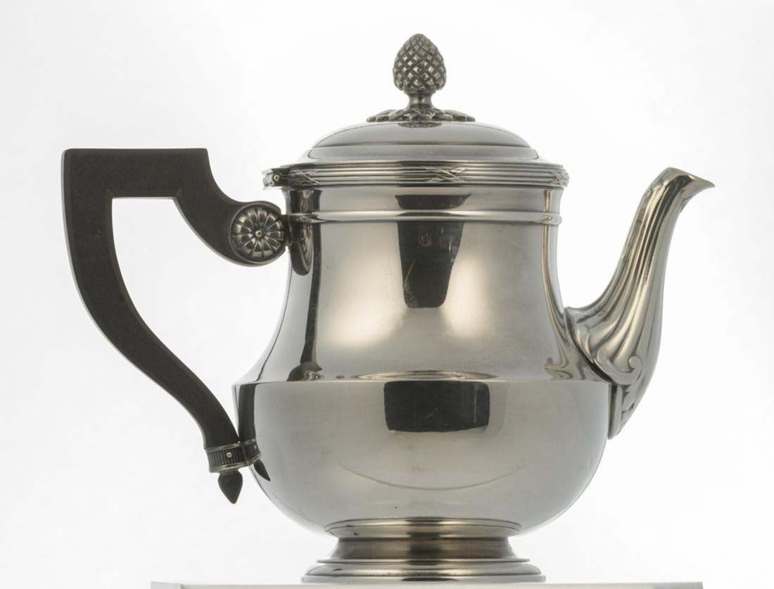 A 5 Pc. Christofle Silverplated Tea Set - 5