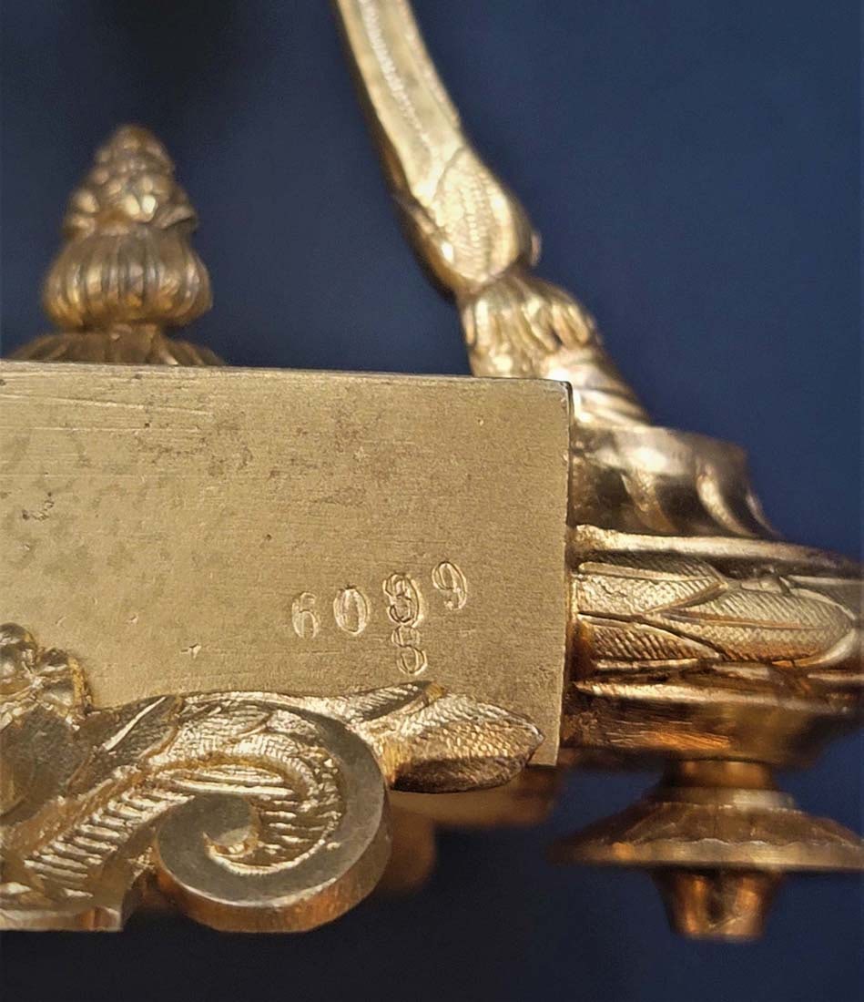 19th C. Sevres figural clock set - 15