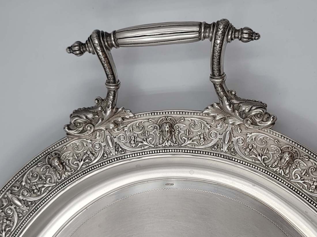 19th C. Imperial Russian Sterling Silver 84 Tea Set, 3,300 Grams - 3