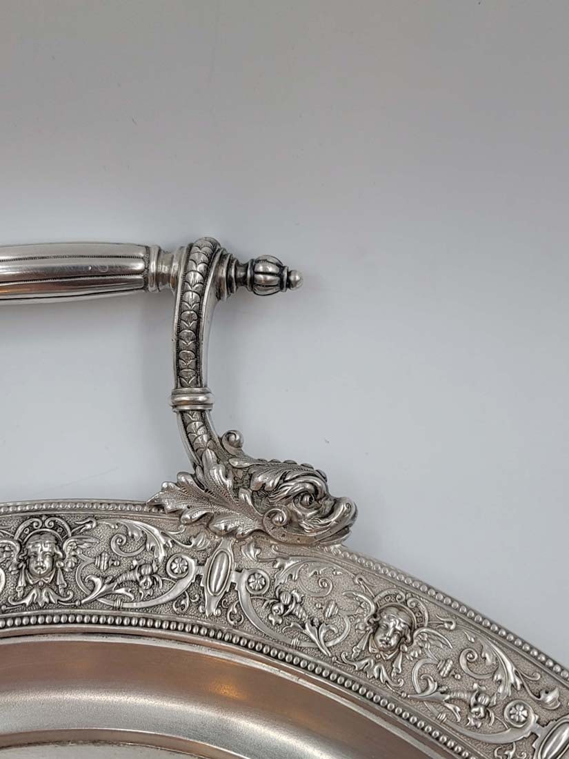 19th C. Imperial Russian Sterling Silver 84 Tea Set, 3,300 Grams - 7