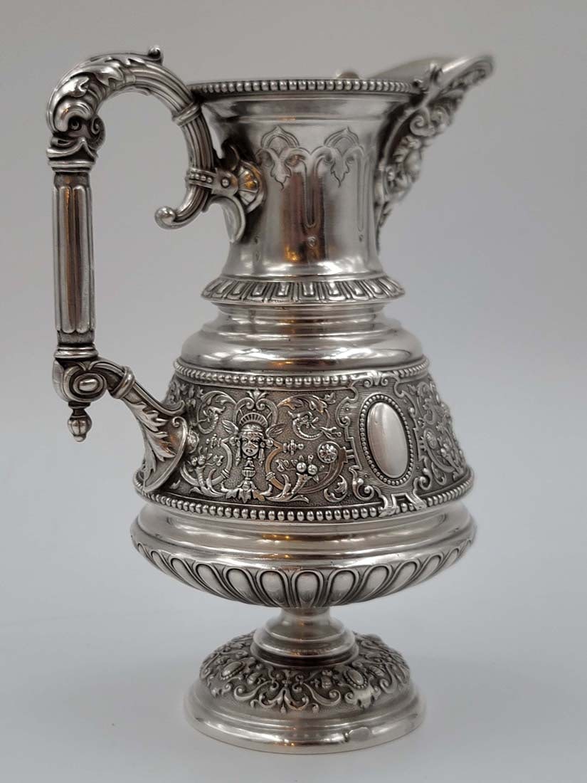 19th C. Imperial Russian Sterling Silver 84 Tea Set, 3,300 Grams - 8