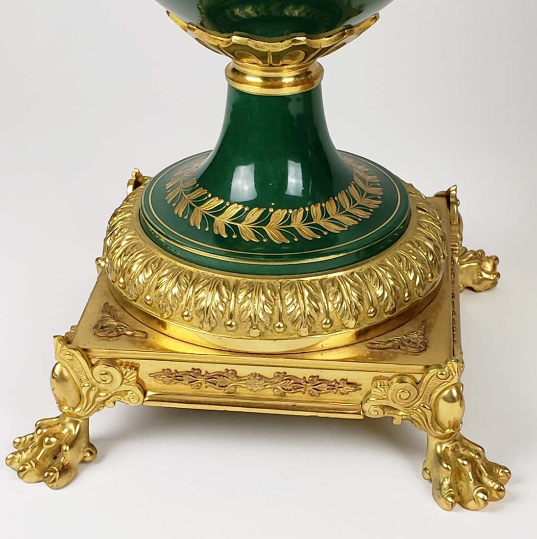 Magnificent Large Pair of 19th C. Sevres Porcelain Urns - 5
