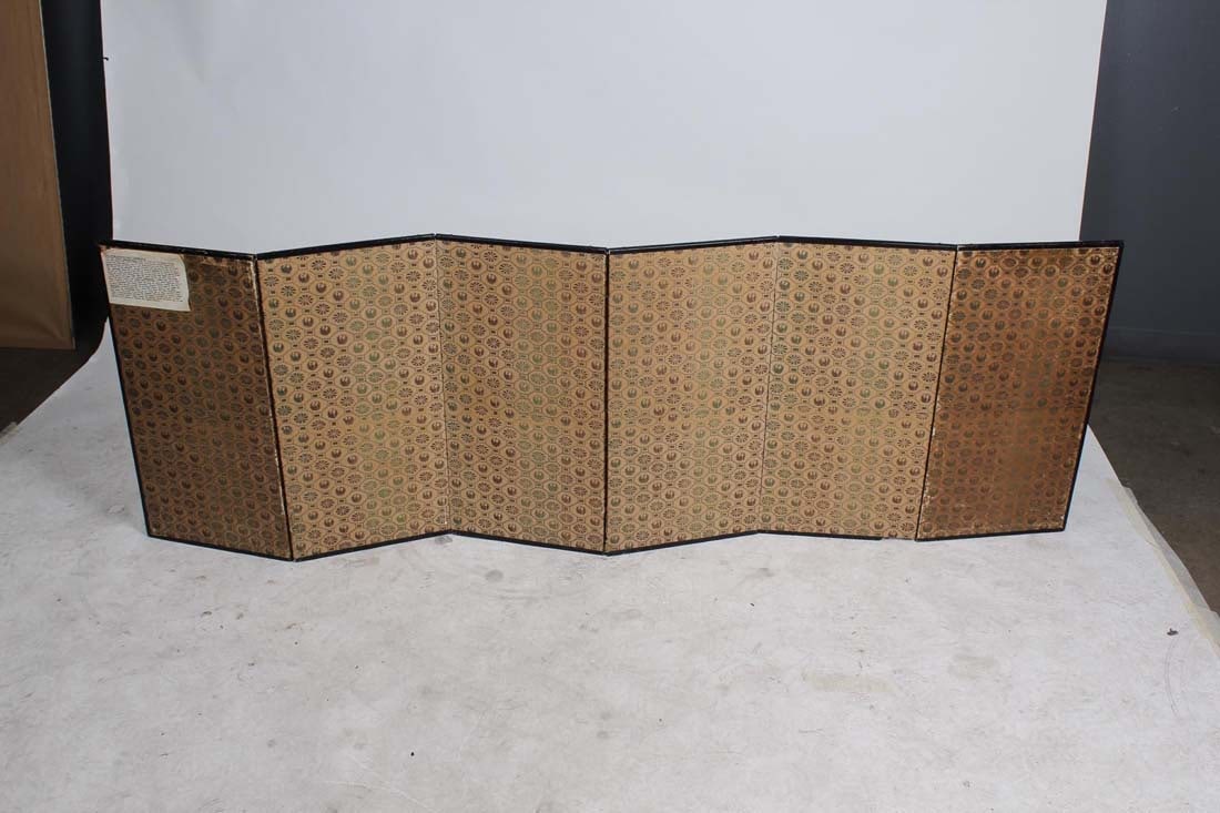 19th C. Chinese Six Panel Table Screen - 4