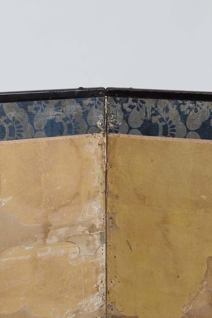 19th C. Chinese Six Panel Table Screen - 5