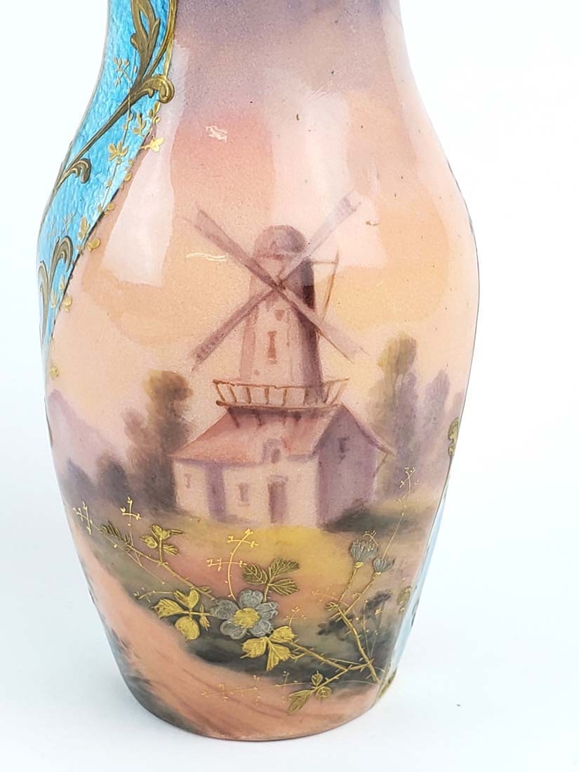 Austrian Viennese Enamel Vase - 6