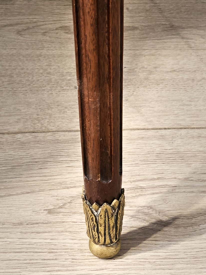 19th C. French Bronze Mounted Side Table - 5