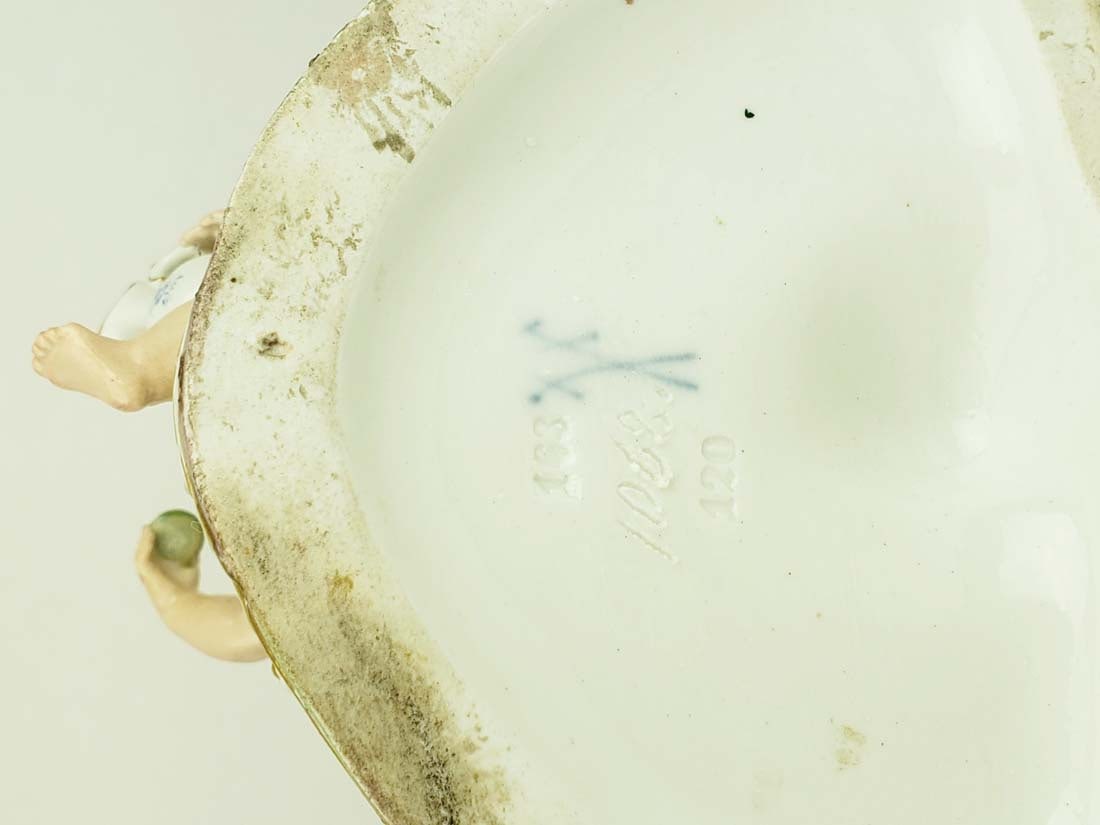 19th C. Meissen Porcelain Figural Group - 6