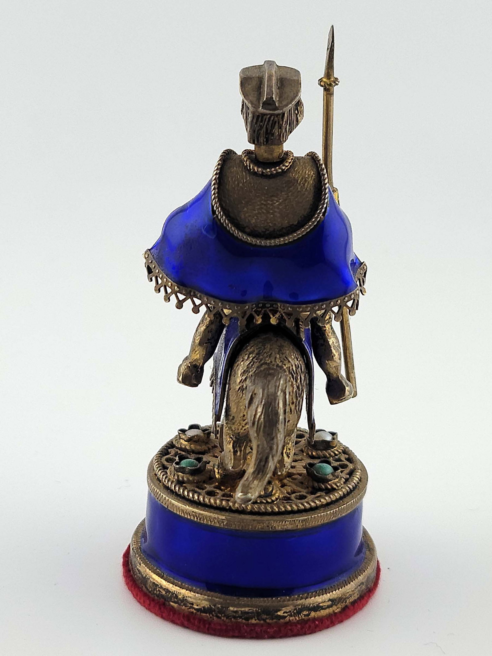 Viennese Silver Enamel Austrian Chess Set - 16