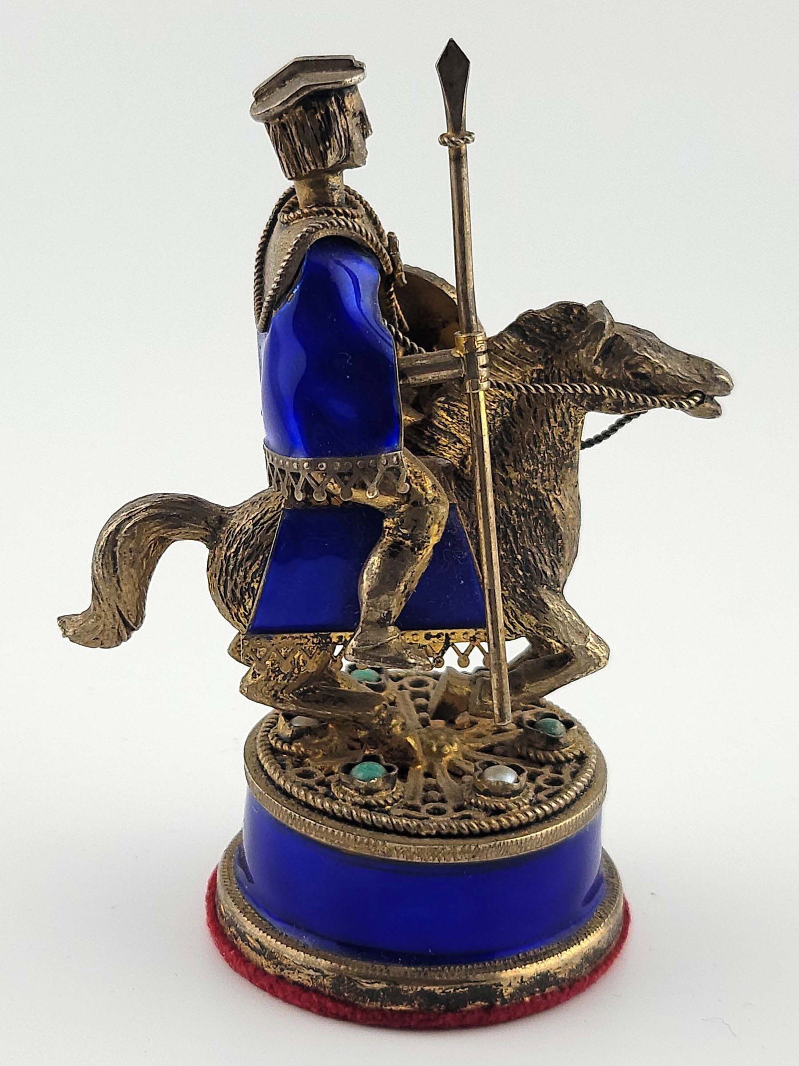 Viennese Silver Enamel Austrian Chess Set - 17