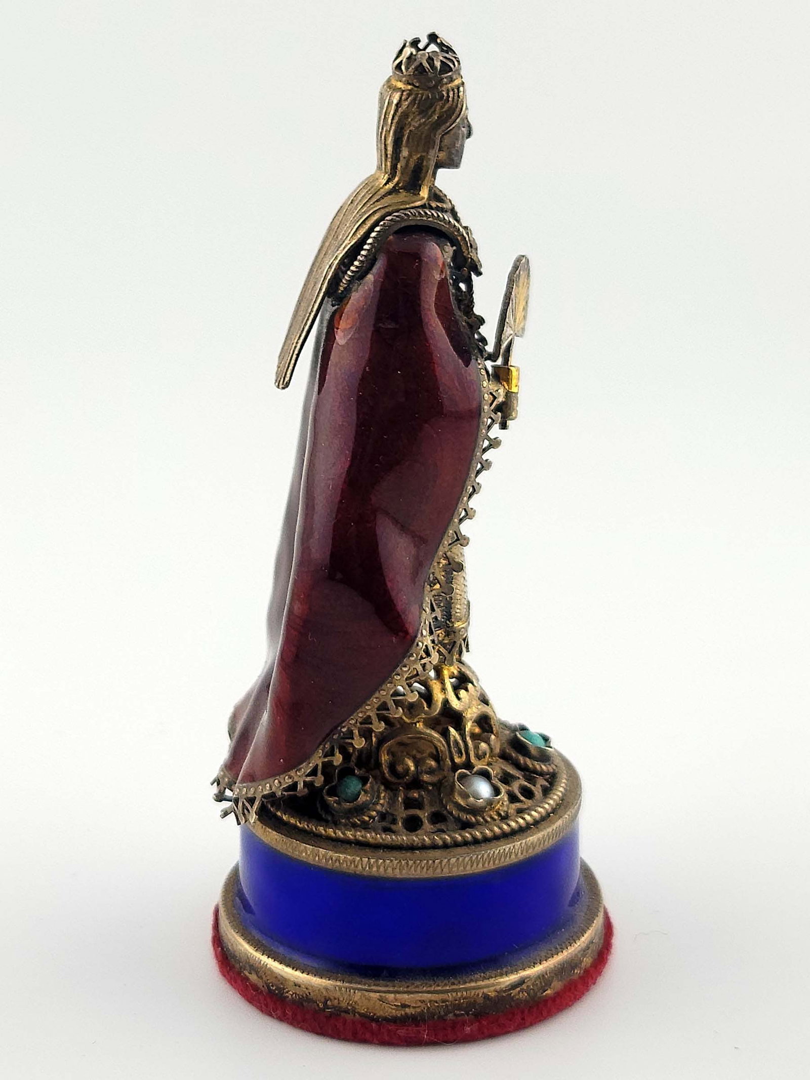 Viennese Silver Enamel Austrian Chess Set - 19