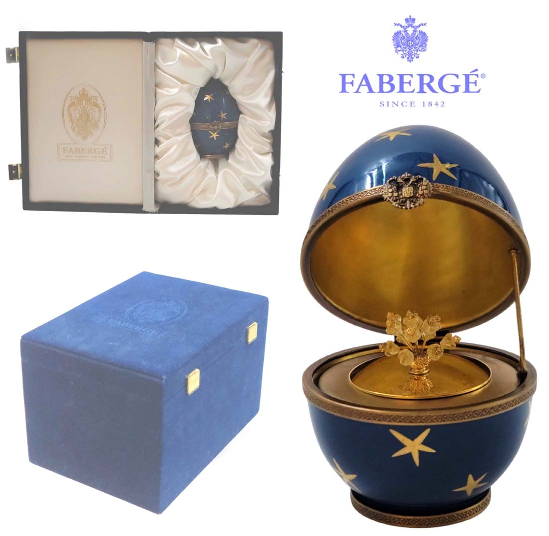 Limited Series 2004 Faberge Limoges Porcelain Collectors Society Egg No. 133 (1 of 9)