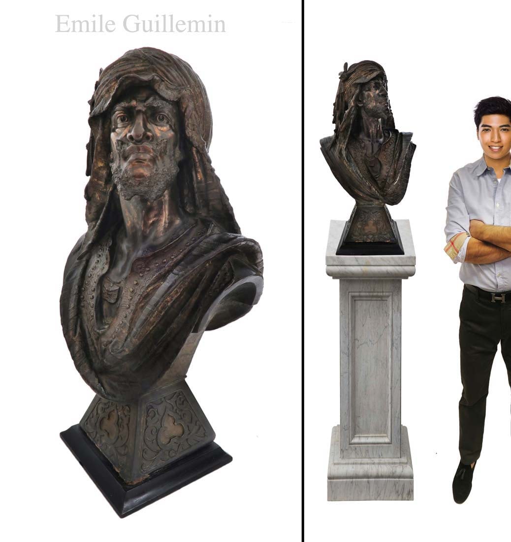 Large After Emile Guillemin Orientalist Statue (1 of 3)