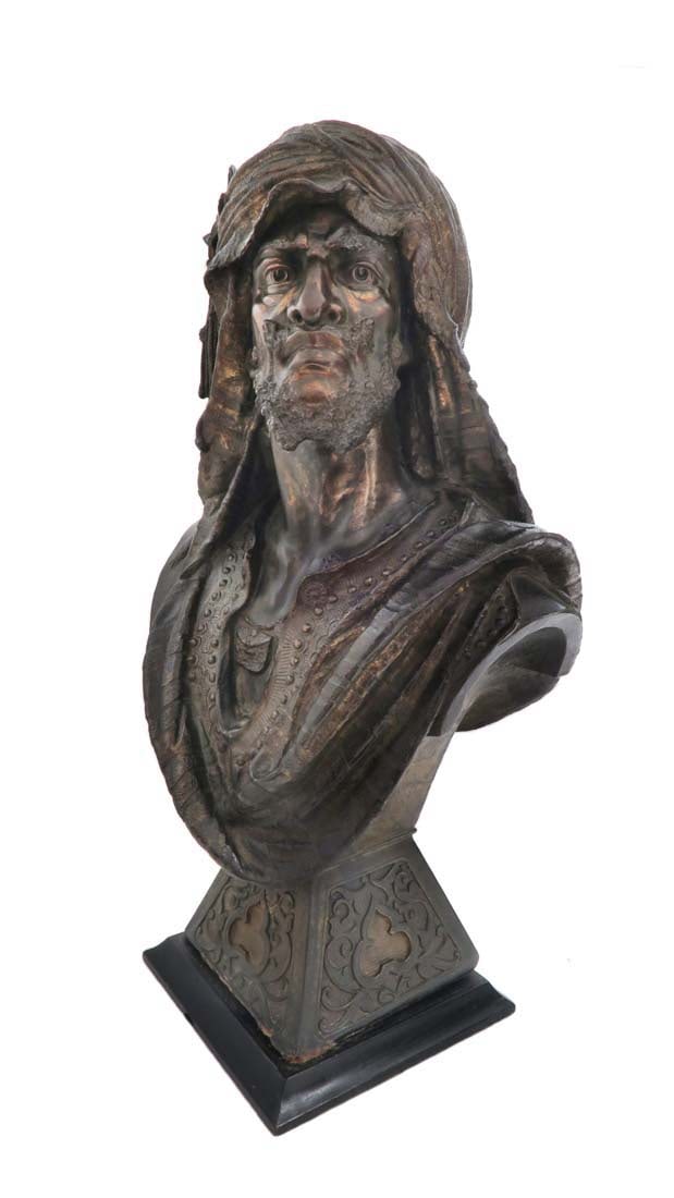 Large After Emile Guillemin Orientalist Statue - 2