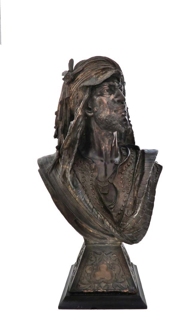 Large After Emile Guillemin Orientalist Statue - 3