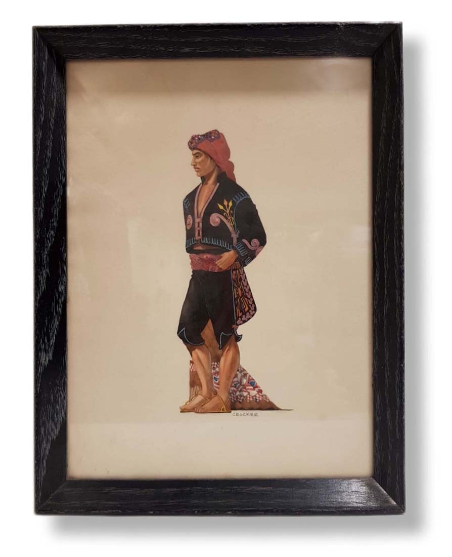 Signed Guatemalan Fredrick Crocker Lithograph (1 of 4)