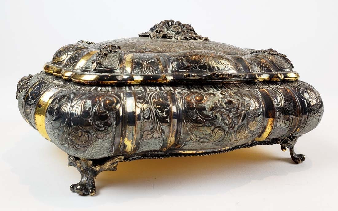 18th C. Gilt 800 Silver Austrian Box (1 of 8)