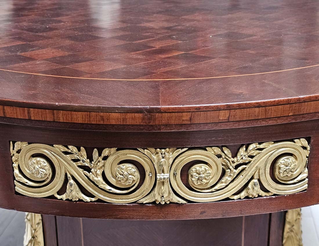 19th C. French Bronze Mounted Dining Table - 3