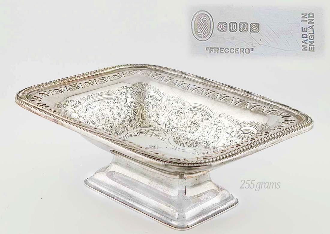 Early 20th C. Freccero Silver (255 g) Candy Dish (1 of 8)