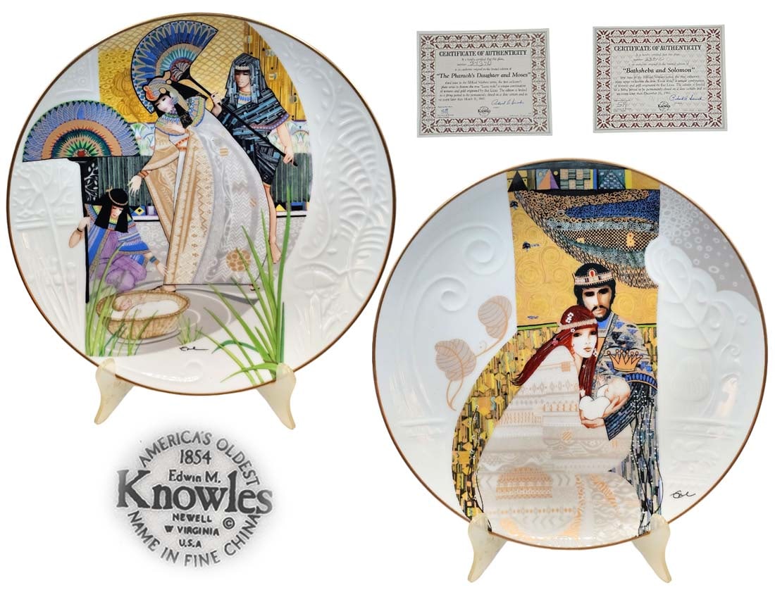 Edwin Knowles Collectors Plates, Numbered (1 of 19)