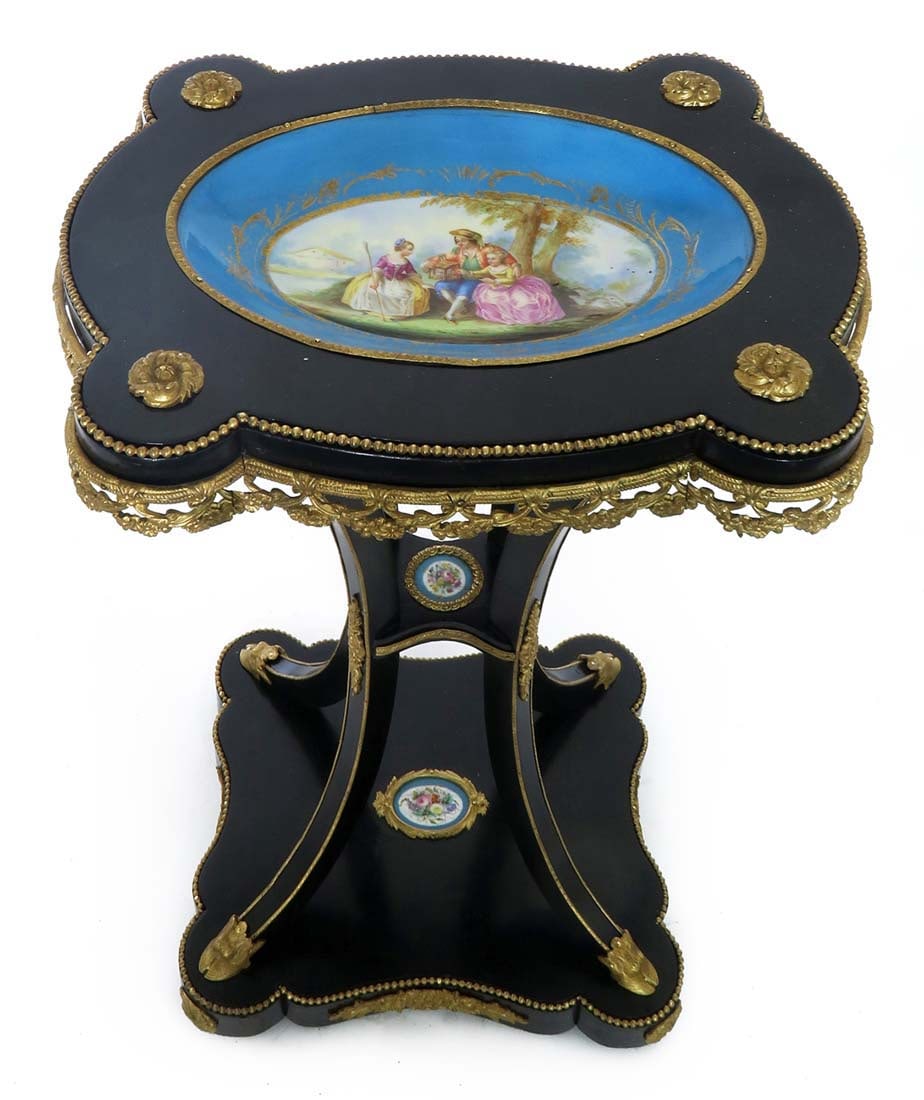19th C French Sevres Side Table - 3