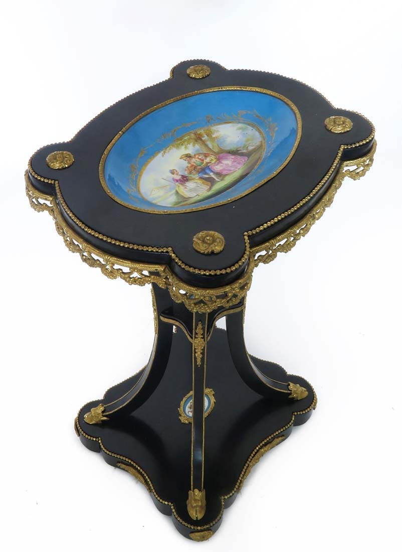 19th C French Sevres Side Table - 5