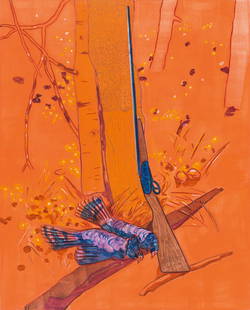 Hubert Schmalix: Grandes Pasiones: Hubert Schmalix "Grandes Pasiones" 2001 oil on canvas; unframed 245 x 198 cm signed and dated on the reverse: Schmalix 2001 private property, Austria Neue Galerie Graz am Landesmuseum Joanneum (ed.),