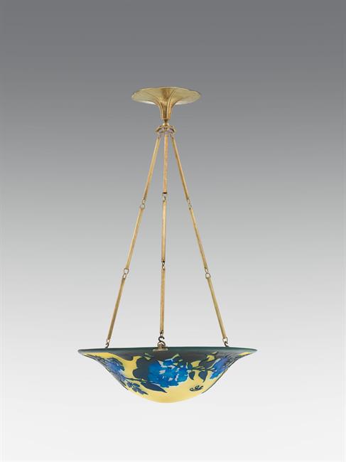 Emile Gallé: Ceiling lamp "Campsis" (1 of 1)