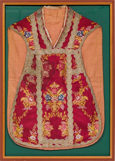 Hermann Nitsch: "Reliktmontage" (chasuble) (1 of 2)