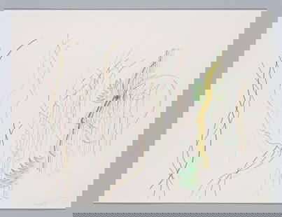 Oswald Oberhuber: o.T.: ,: Oswald Oberhuber o.T. 1987 Mischtechnik auf Papier; ungerahmt 42 x 55,5 cm Signiert und datiert rechts unten: Oberhuber 87 österreichischer Privatbesitz .: Oswald Oberhuber Untitled 1987 mi