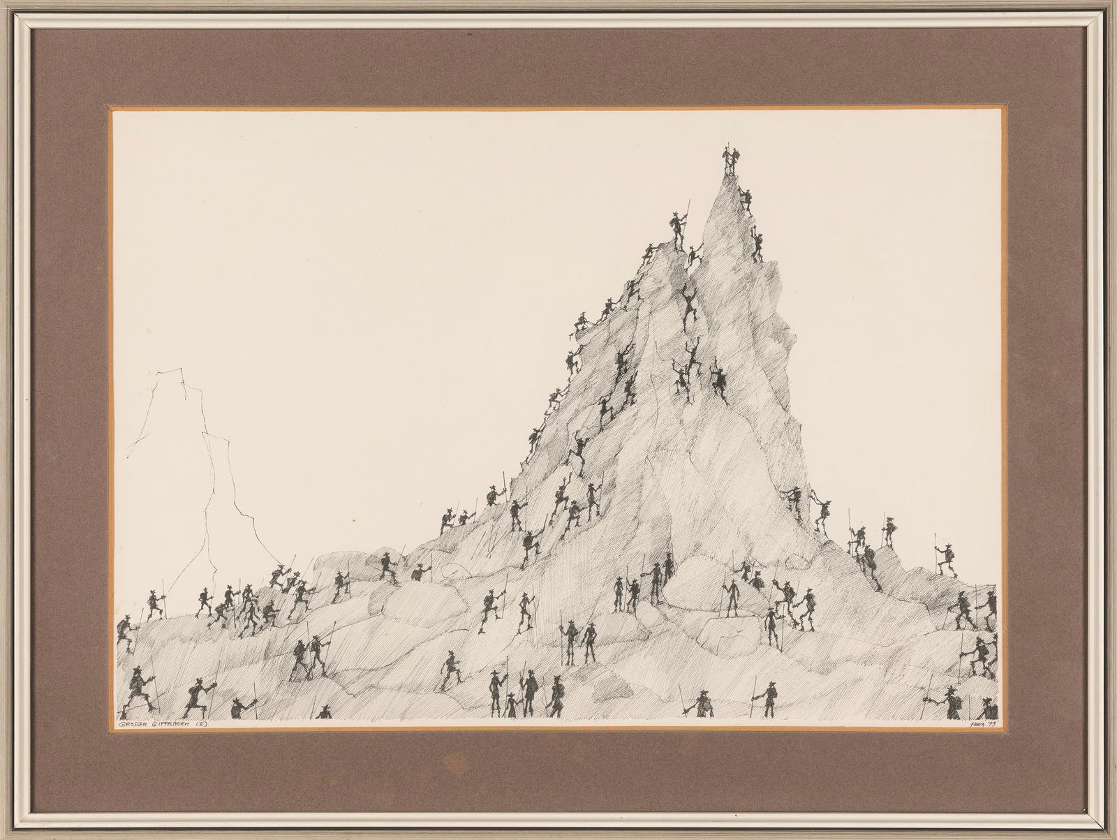 Paul Flora: Großer Gipfelsturm - 2