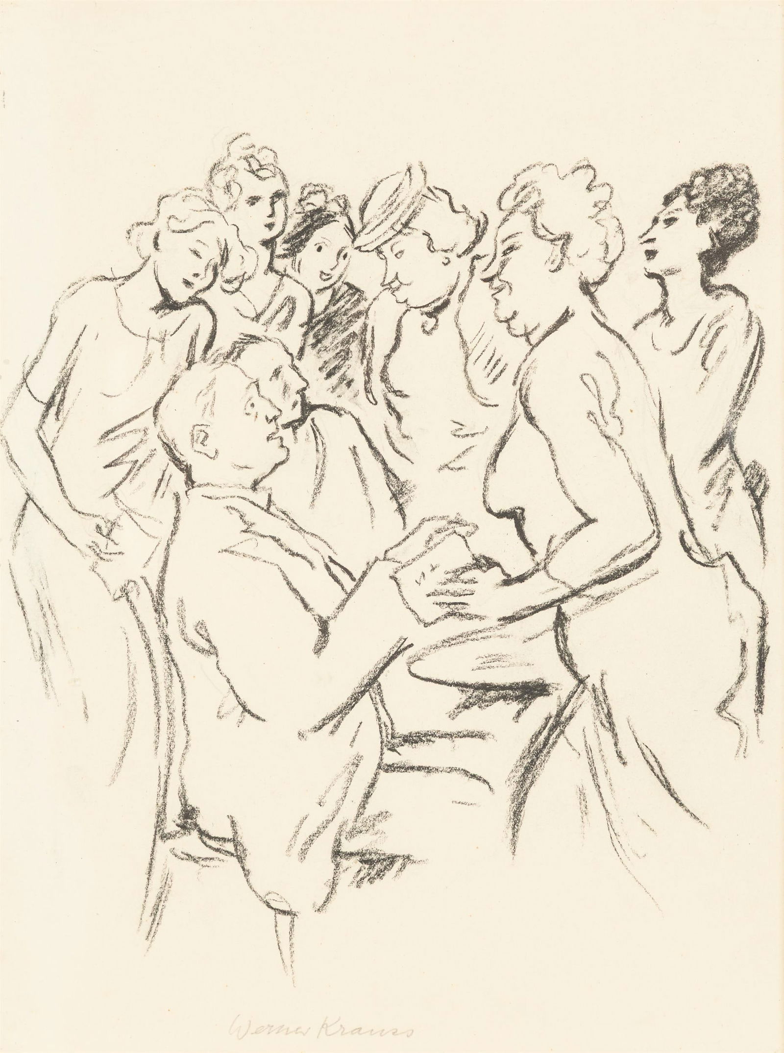 Alfred Gerstenbrand: Konvolut: Sechs Papierarbeiten - 5