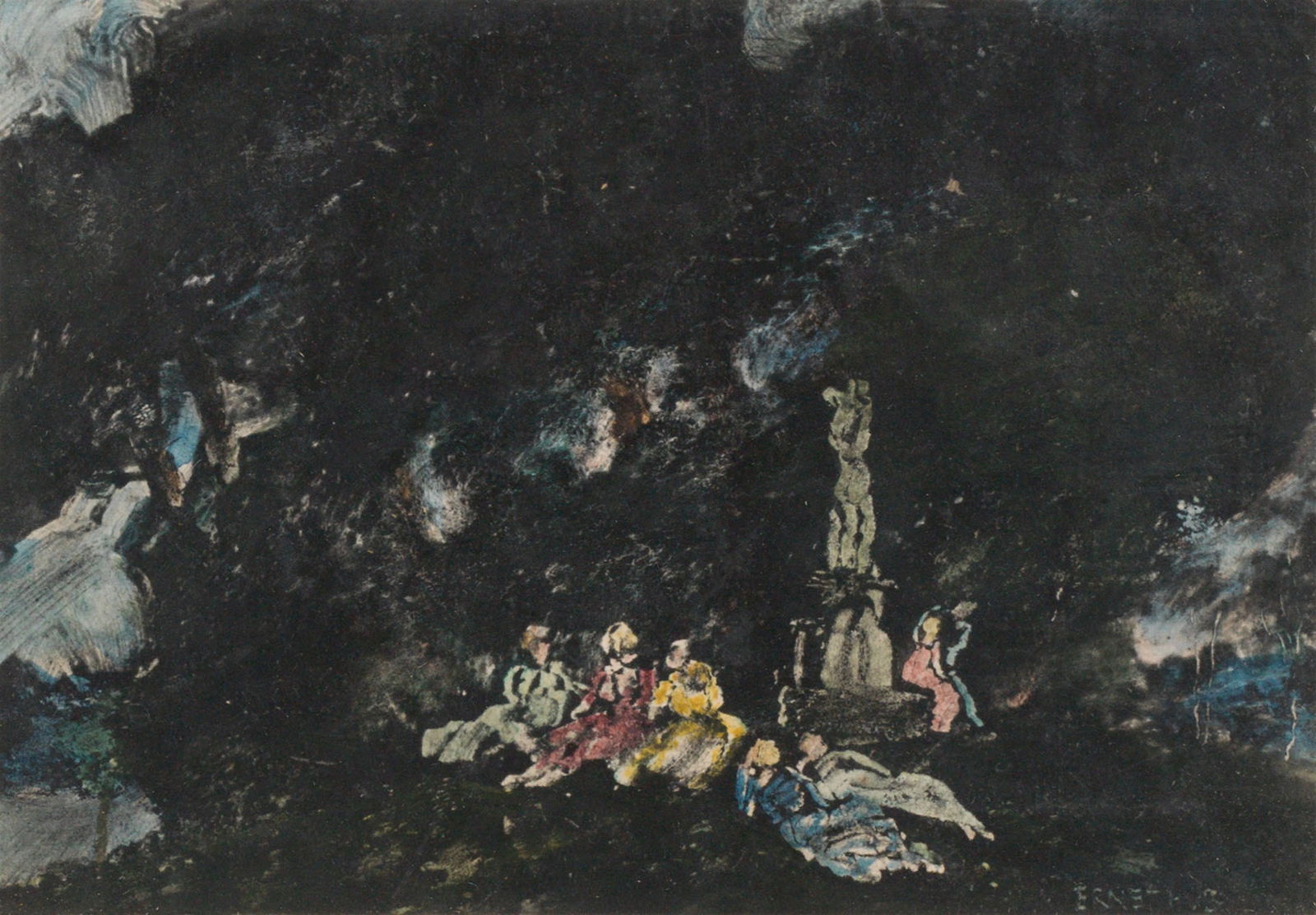 Ernst Huber: Konvolut: Vier Papierarbeiten - 3