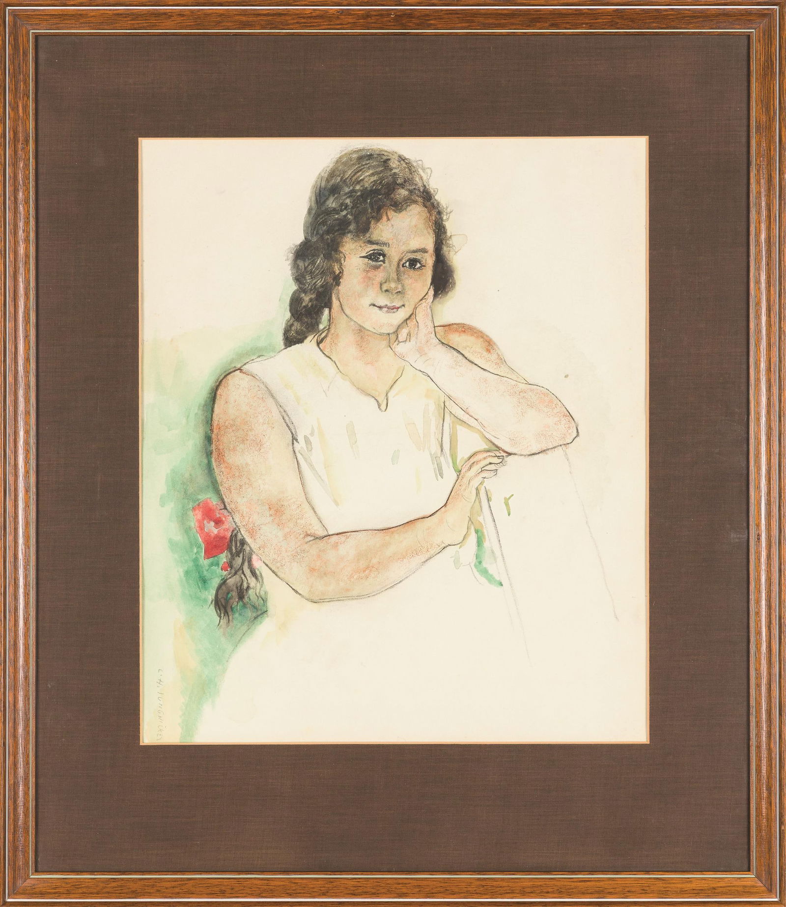 Ludwig Heinrich Jungnickel: Villacher Mädchen - 2