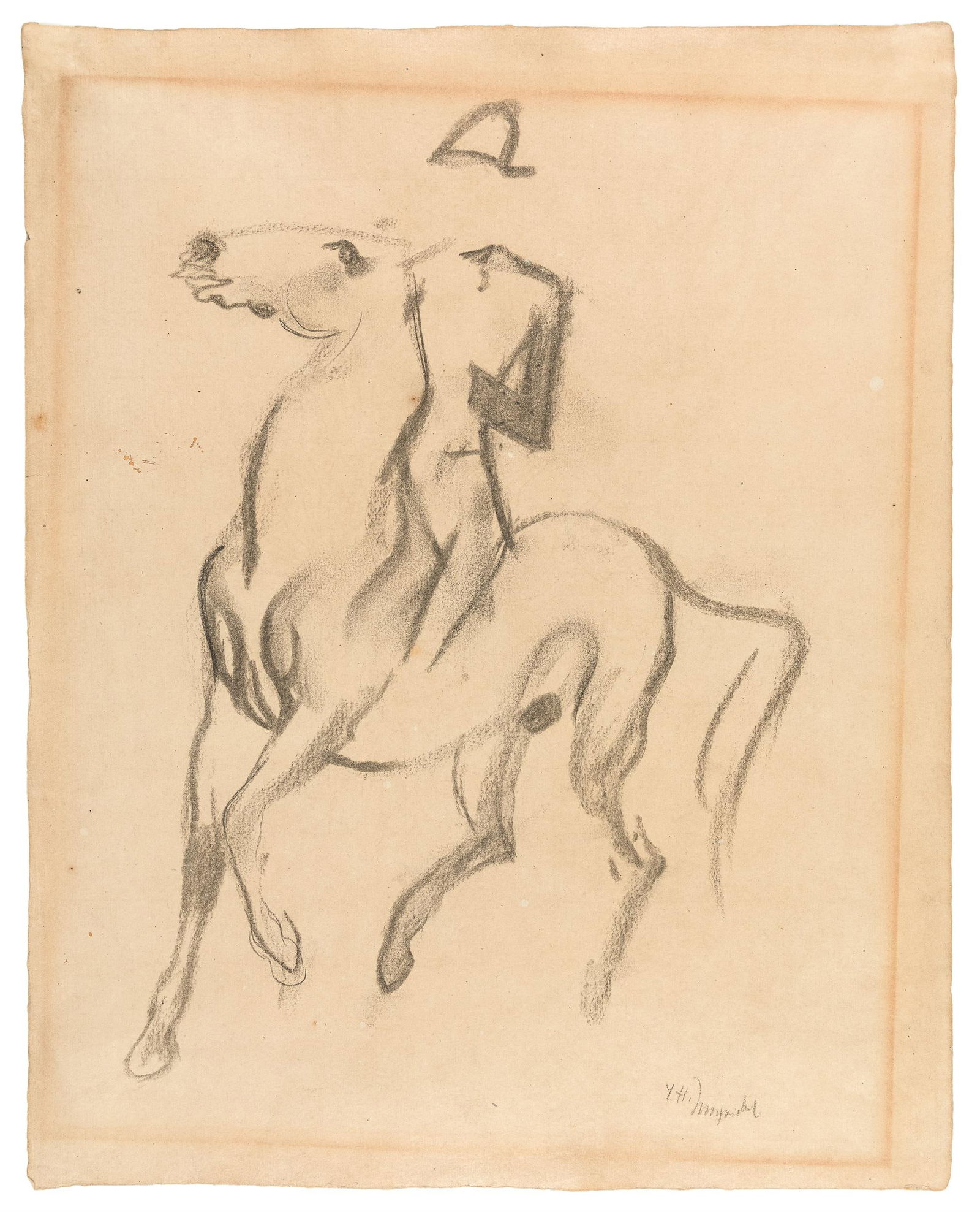 Ludwig Heinrich Jungnickel: Reiter - 2