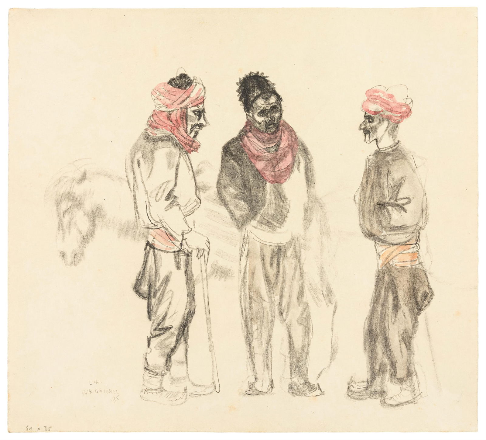 Ludwig Heinrich Jungnickel: Bosnische Marktszene - 2