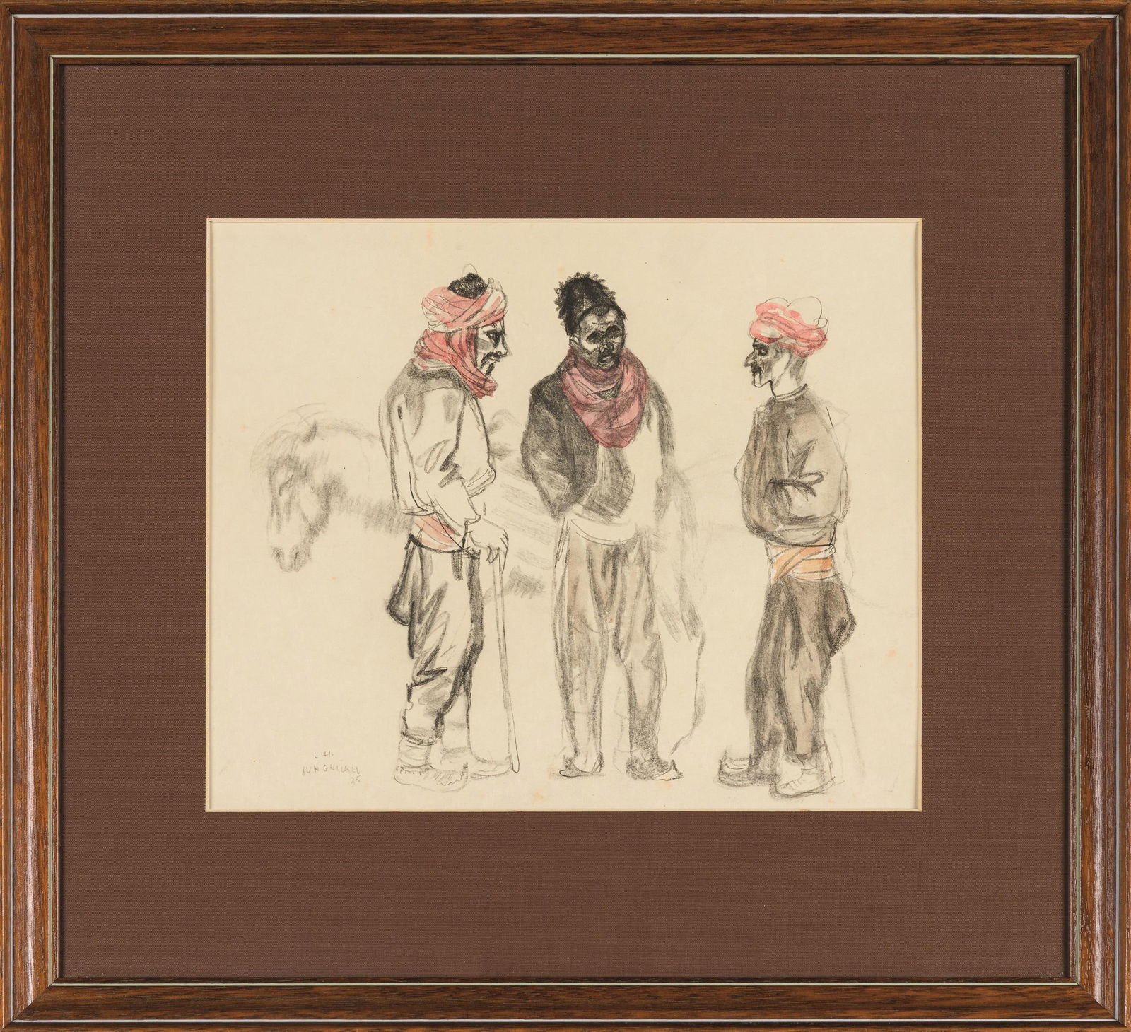 Ludwig Heinrich Jungnickel: Bosnische Marktszene - 4