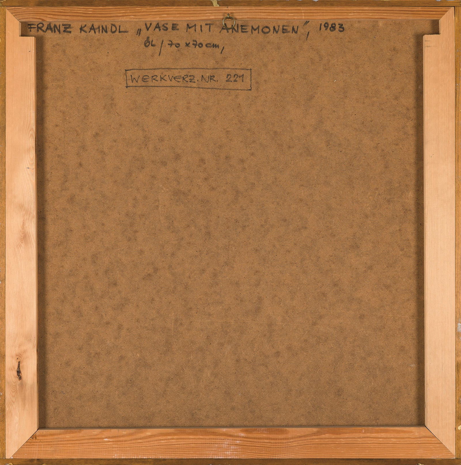 Franz Kaindl: Vase mit Anemonen - 3