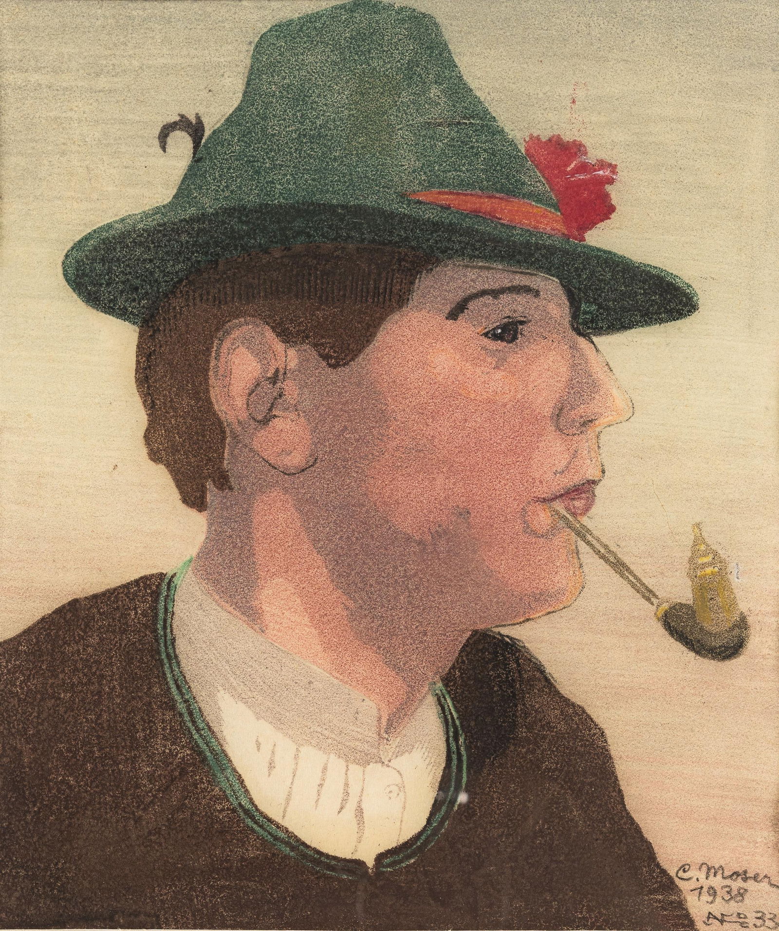 Carl Moser: Konvolut: Zwei Farbholzschnitte - 4