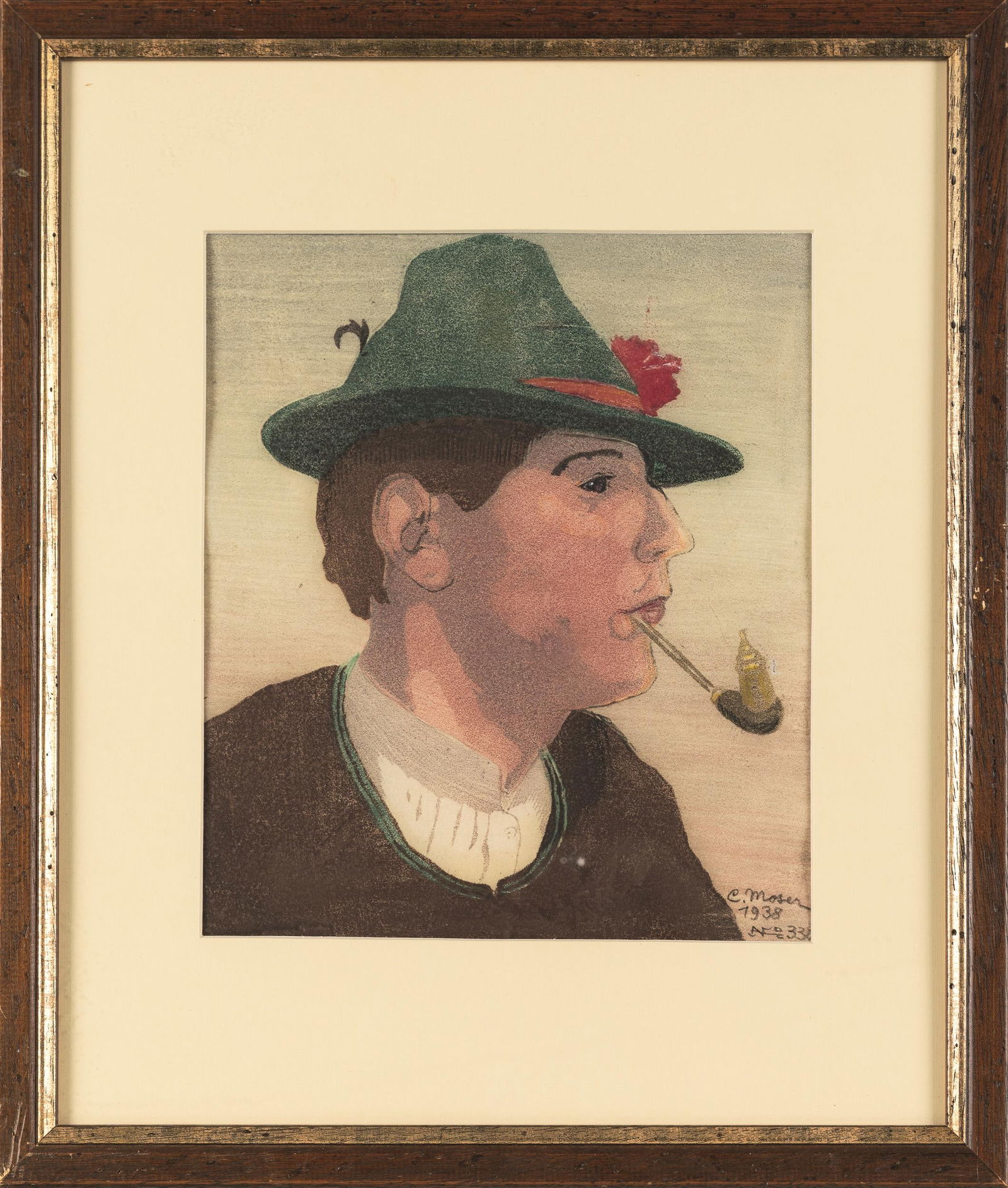 Carl Moser: Konvolut: Zwei Farbholzschnitte - 5