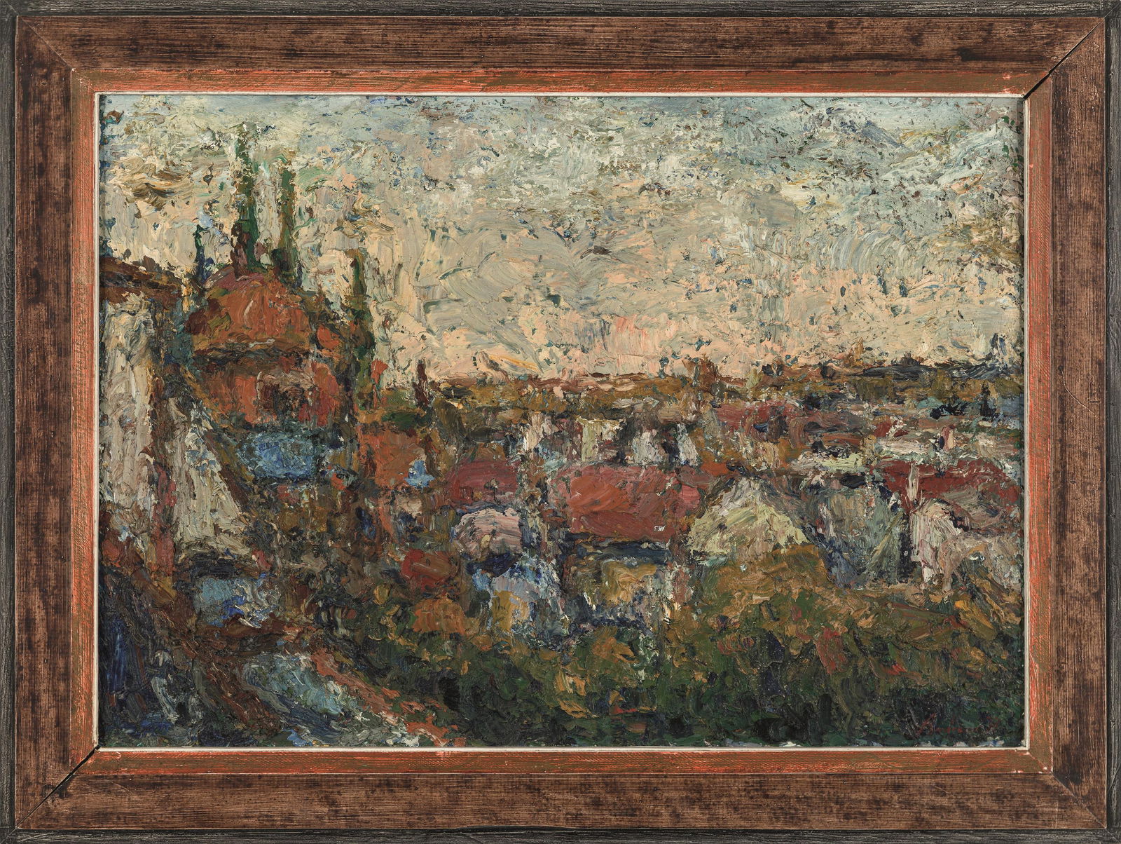 Hans Andreas: Stadtansicht Wien, Lerchenfeld - 2