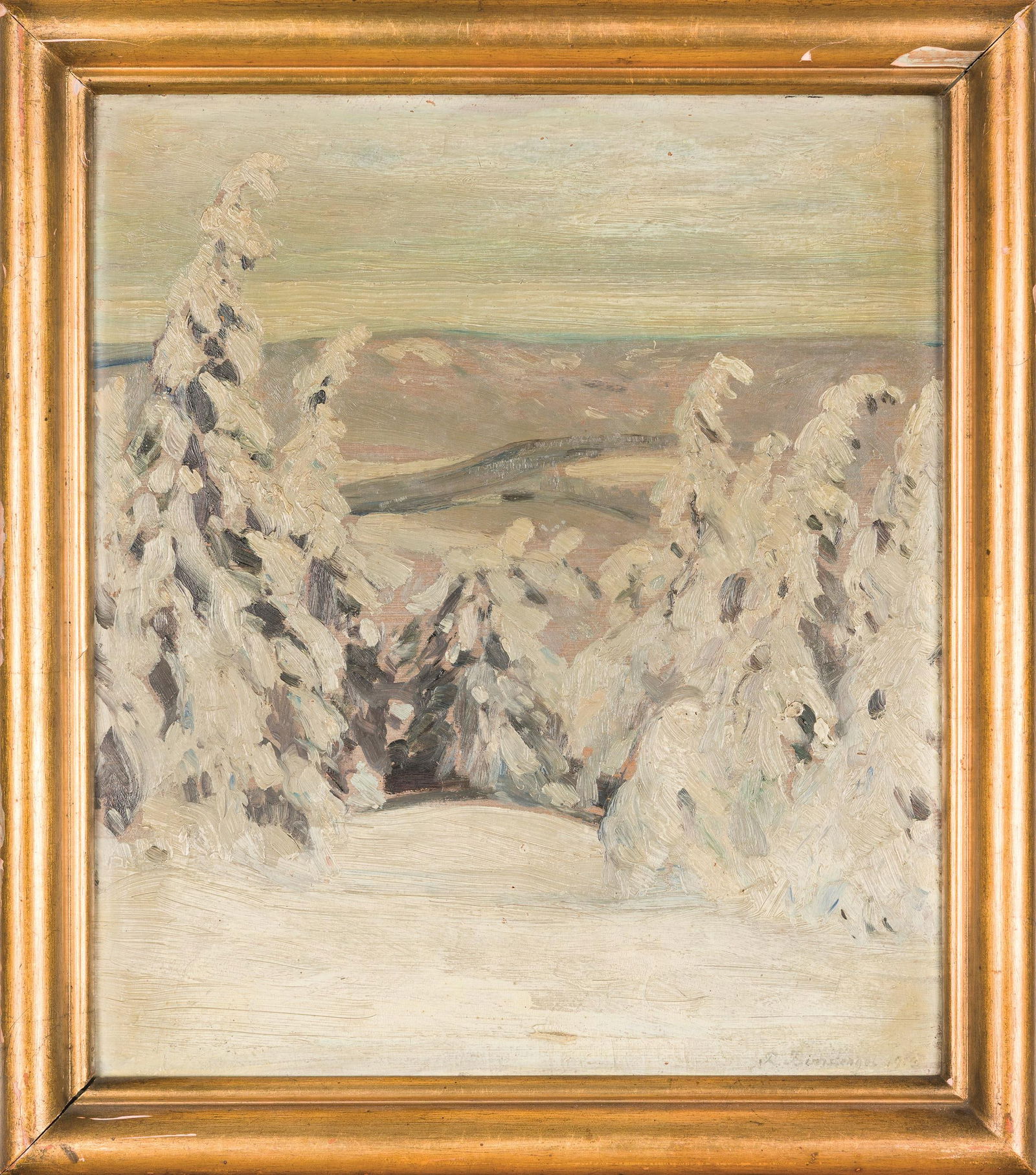 Richard Birnstengel: Schneelandschaft - 2