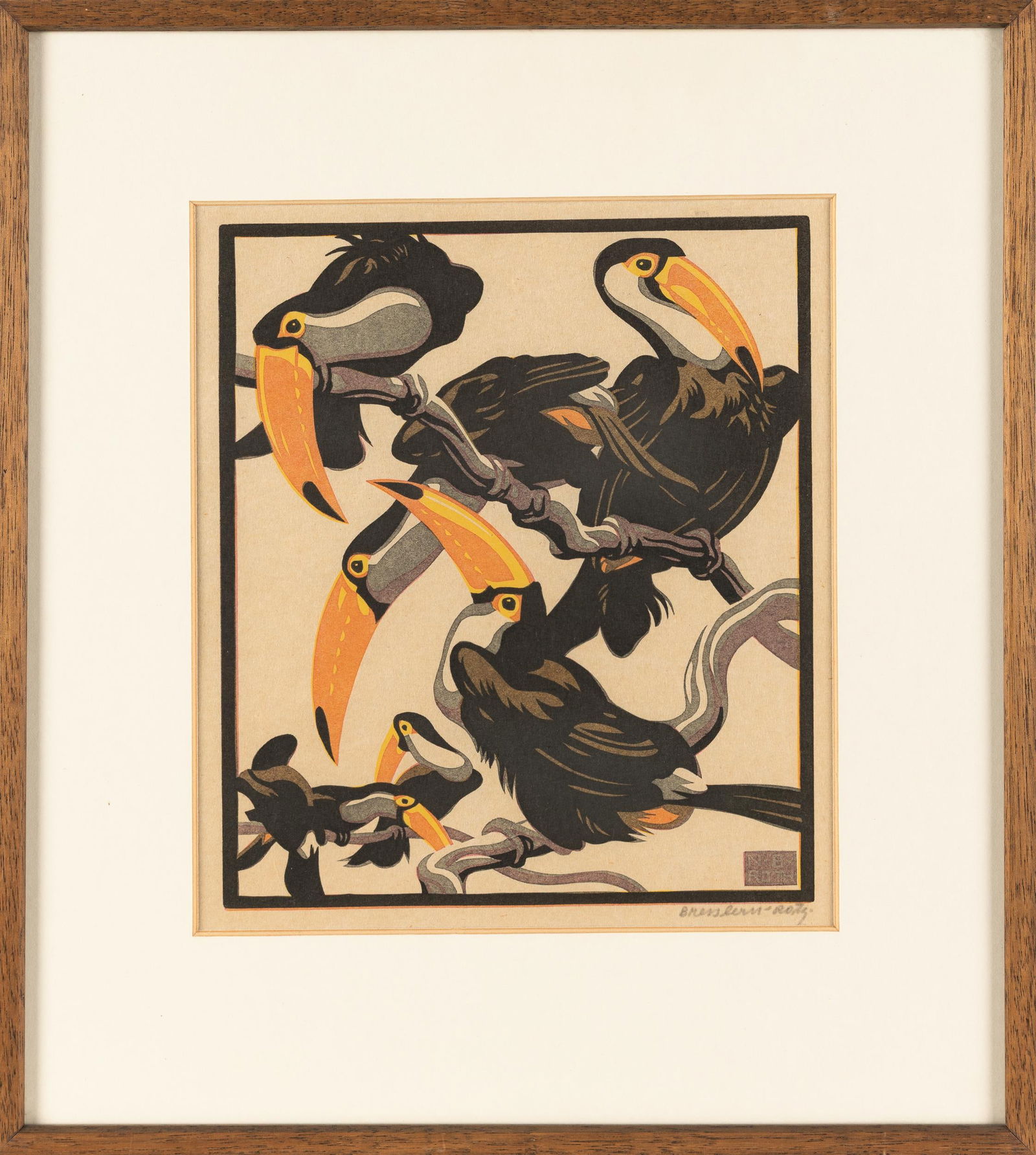 Norbertine Bresslern-Roth: Pfefferfresser I (Riesentukane) - 2