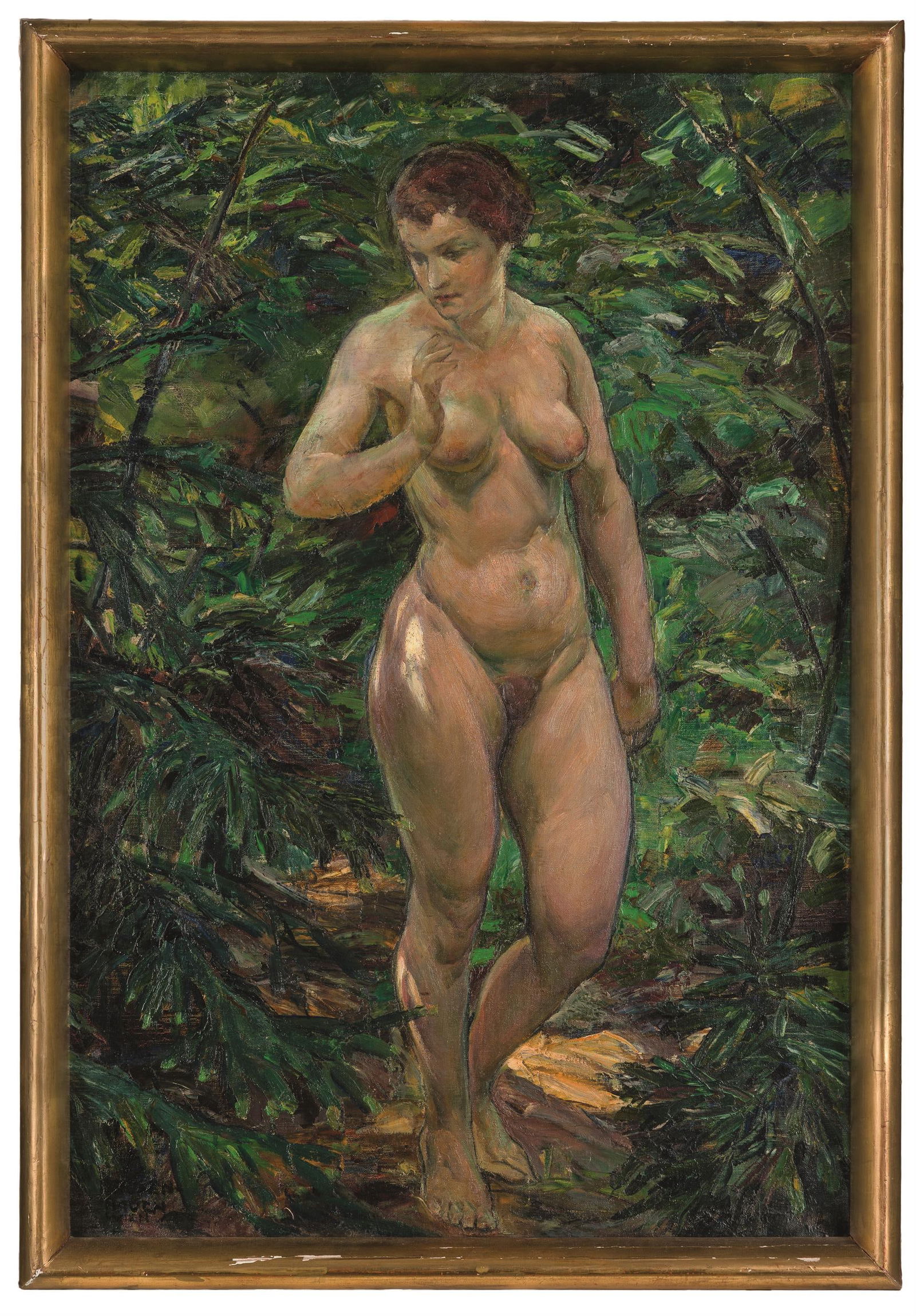 Arthur Brusenbauch: Stehender weiblicher Akt - 2