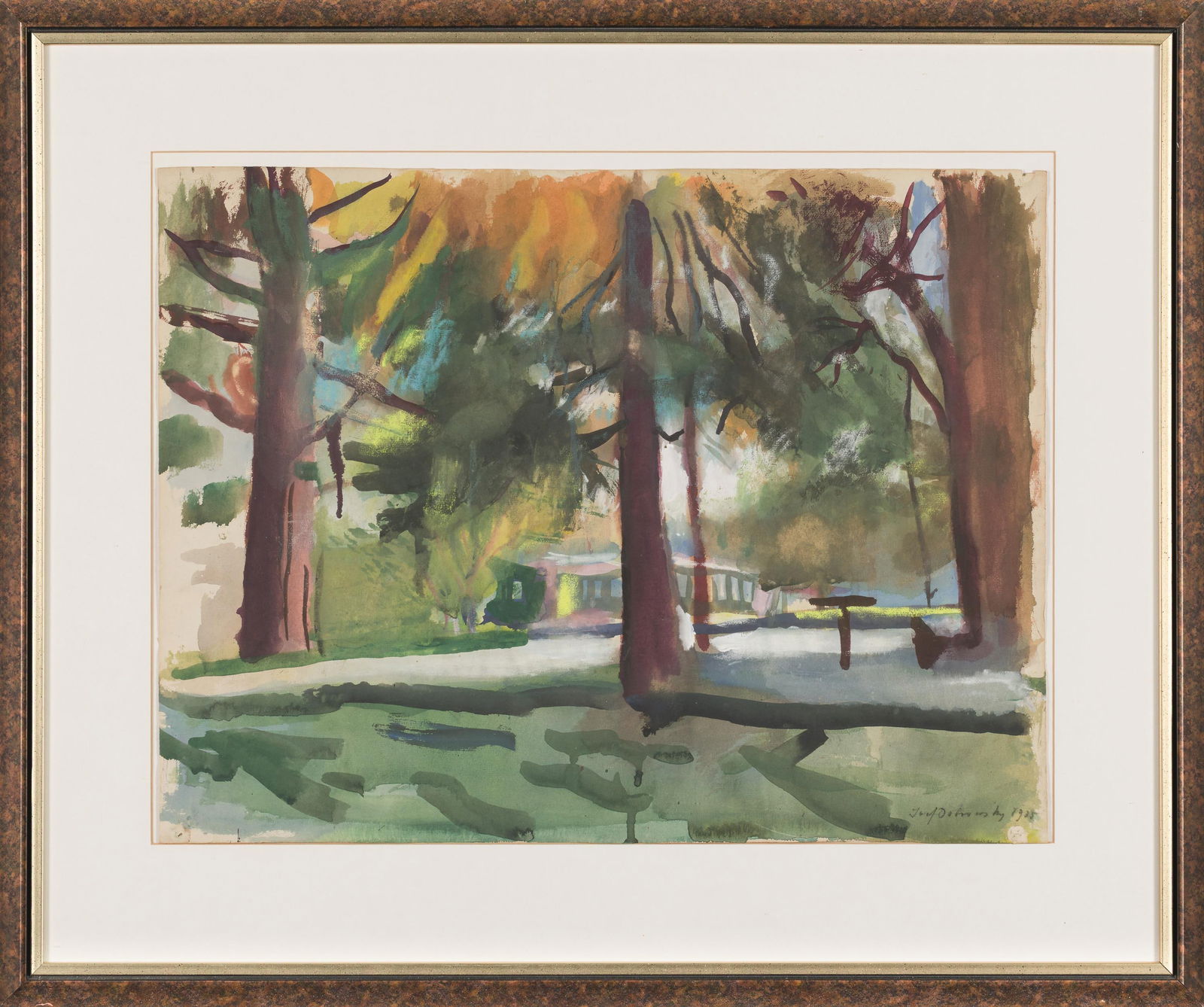 Josef Dobrowsky: Im Park - 2