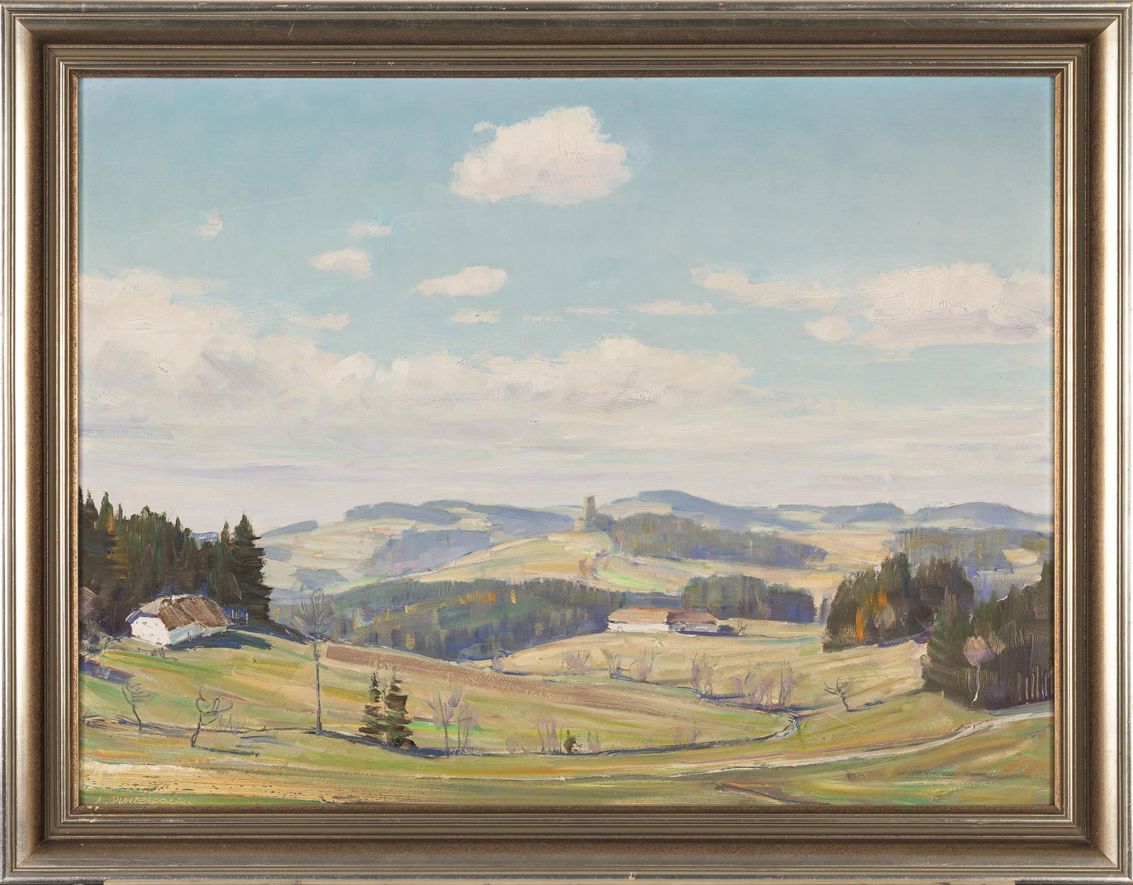 Albrecht Dunzendorfer: Mühlviertler Landschaft - 2