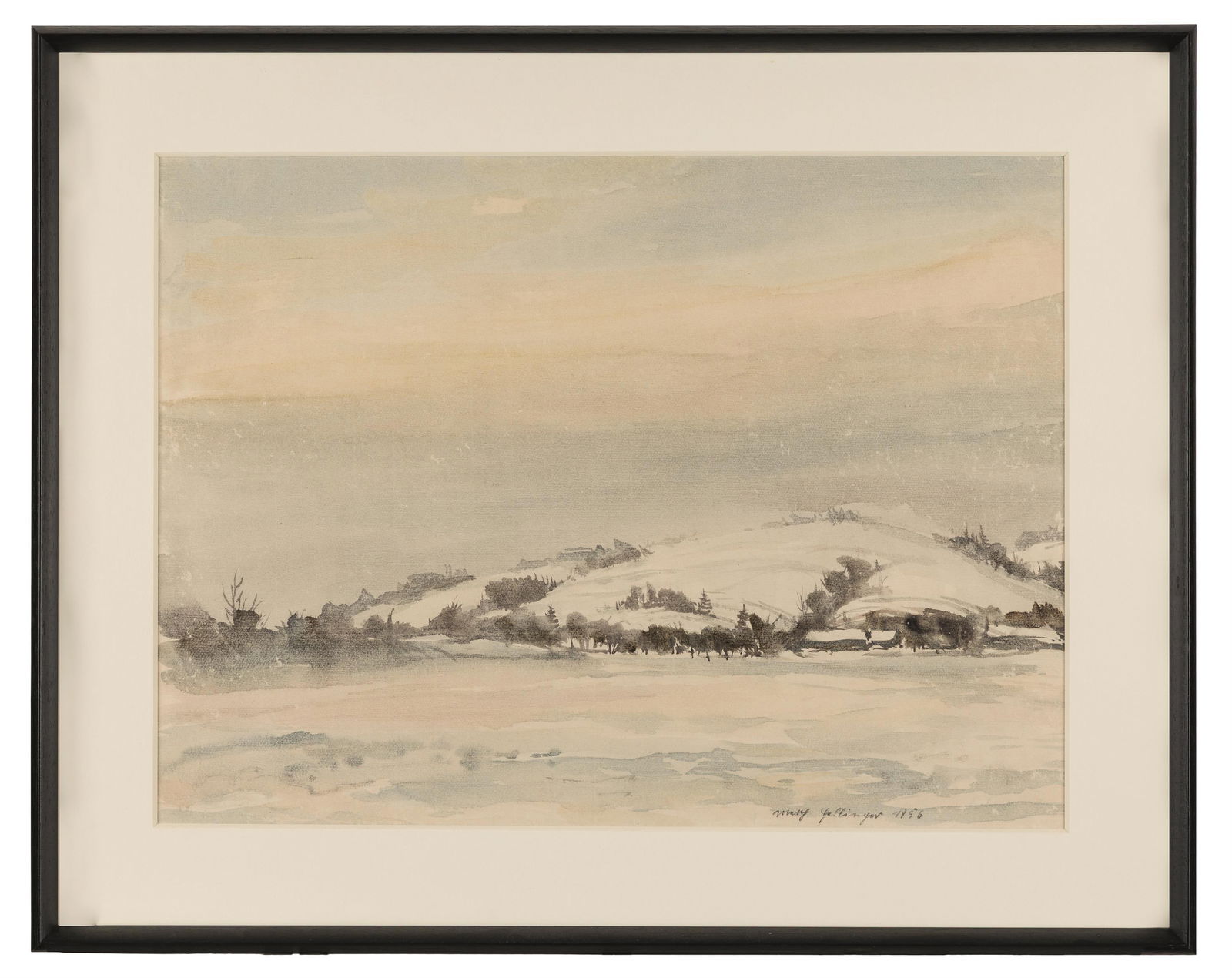 Matthäus Fellinger: Winterlandschaft - 2
