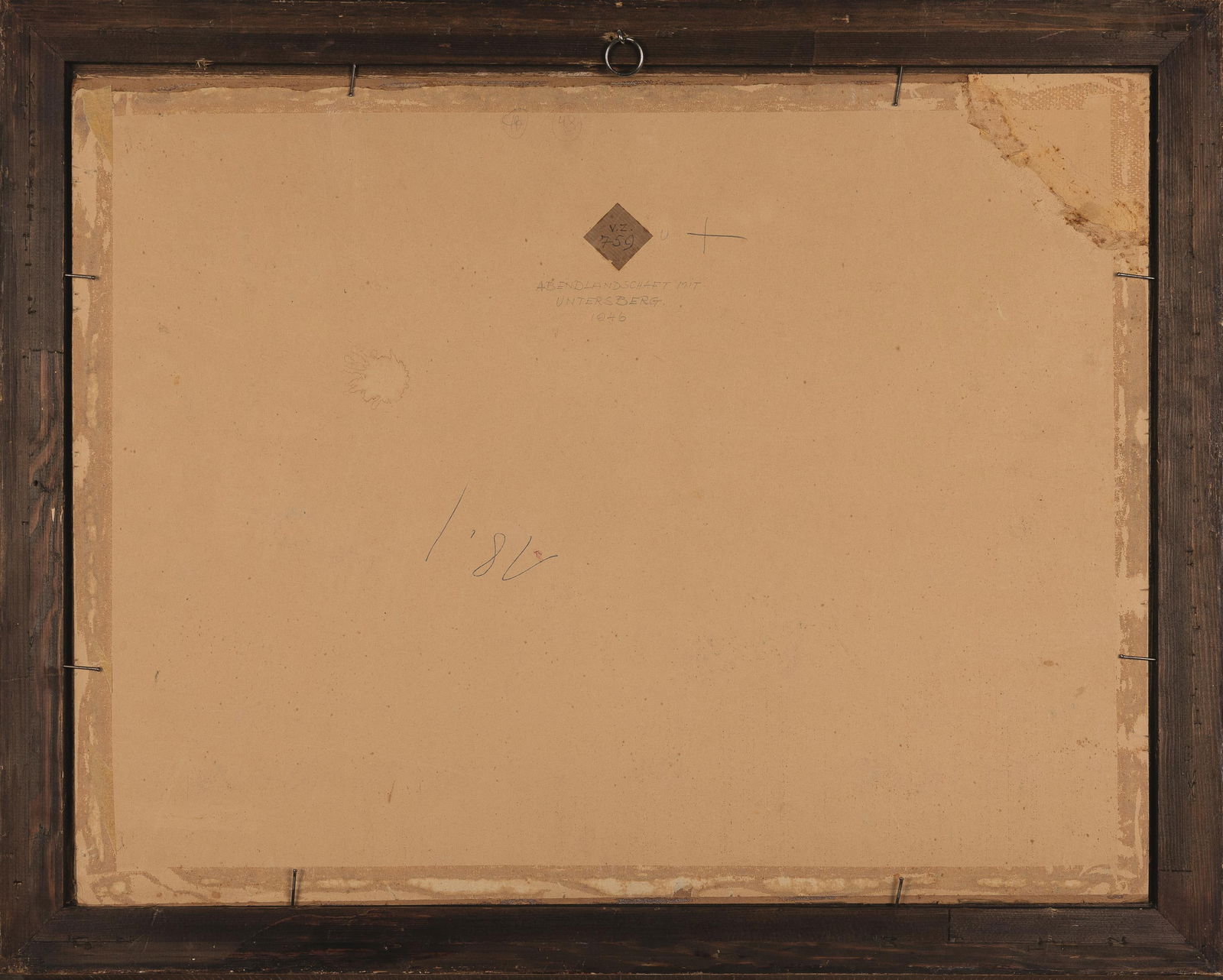 Hans Frank: Abendlandschaft mit Blick auf den Untersberg - 3