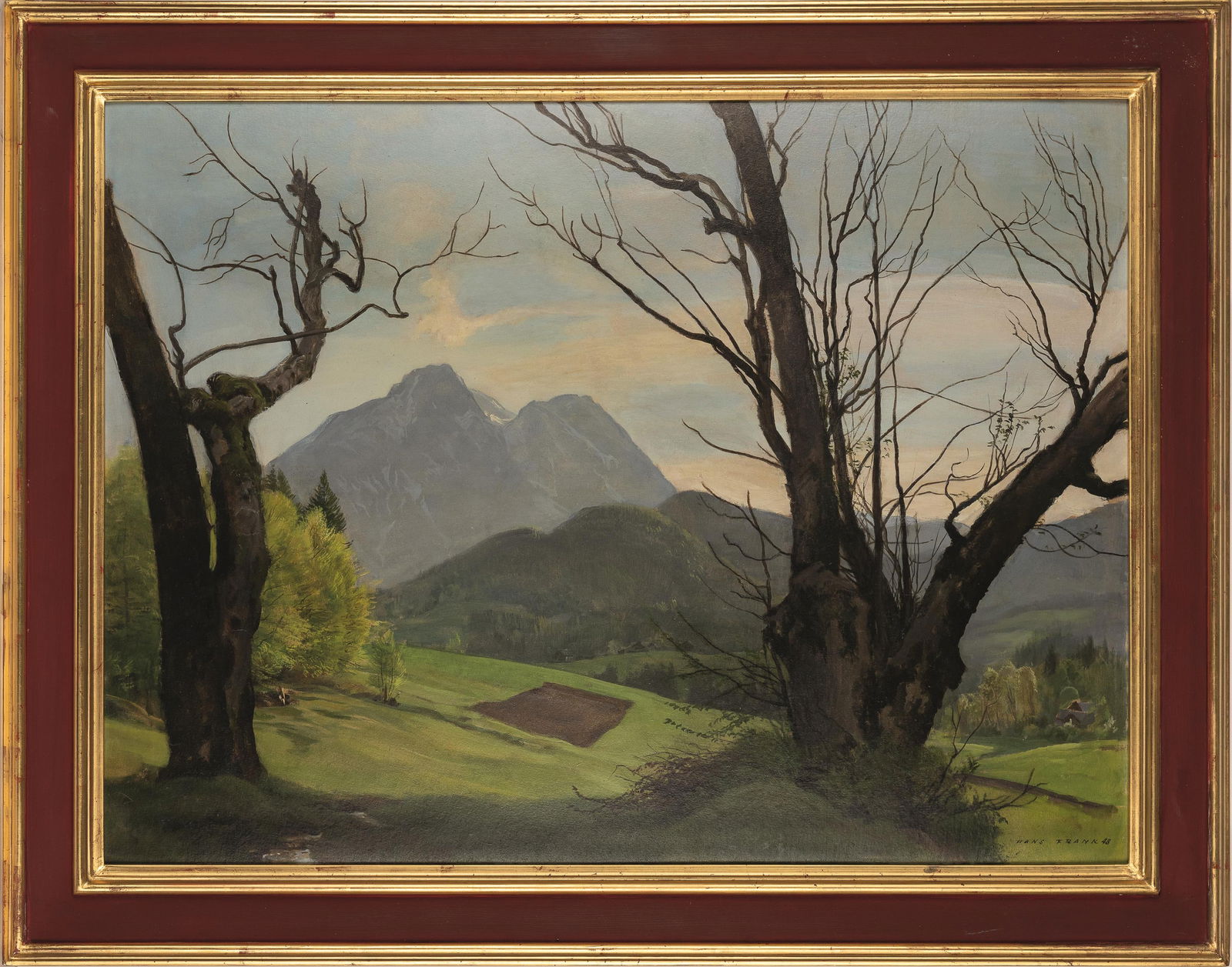 Hans Frank: Ausblick auf den Sarstein - 2