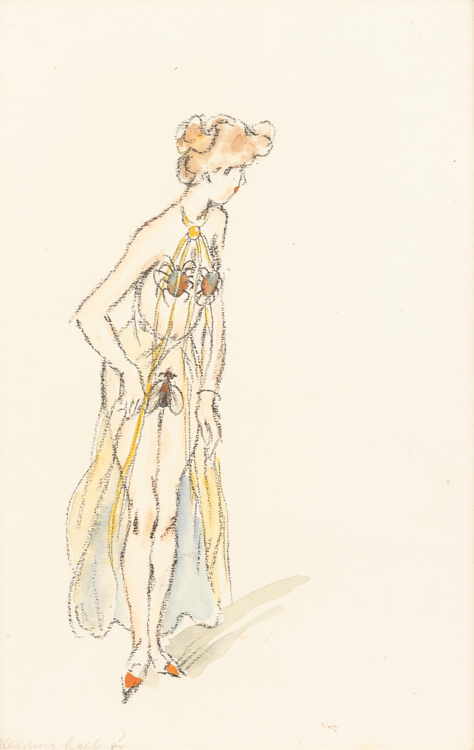 Alfred Gerstenbrand: Alles nur halb zu: Alfred Gerstenbrand Alles nur halb zu Mischtechnik auf Papier; gerahmt 28,5 x 18,5 cm (Rahmenausschnitt) Eigenhändig bezeichnet links unten: Alles nur halb zu Privatsammlung, Österreich 